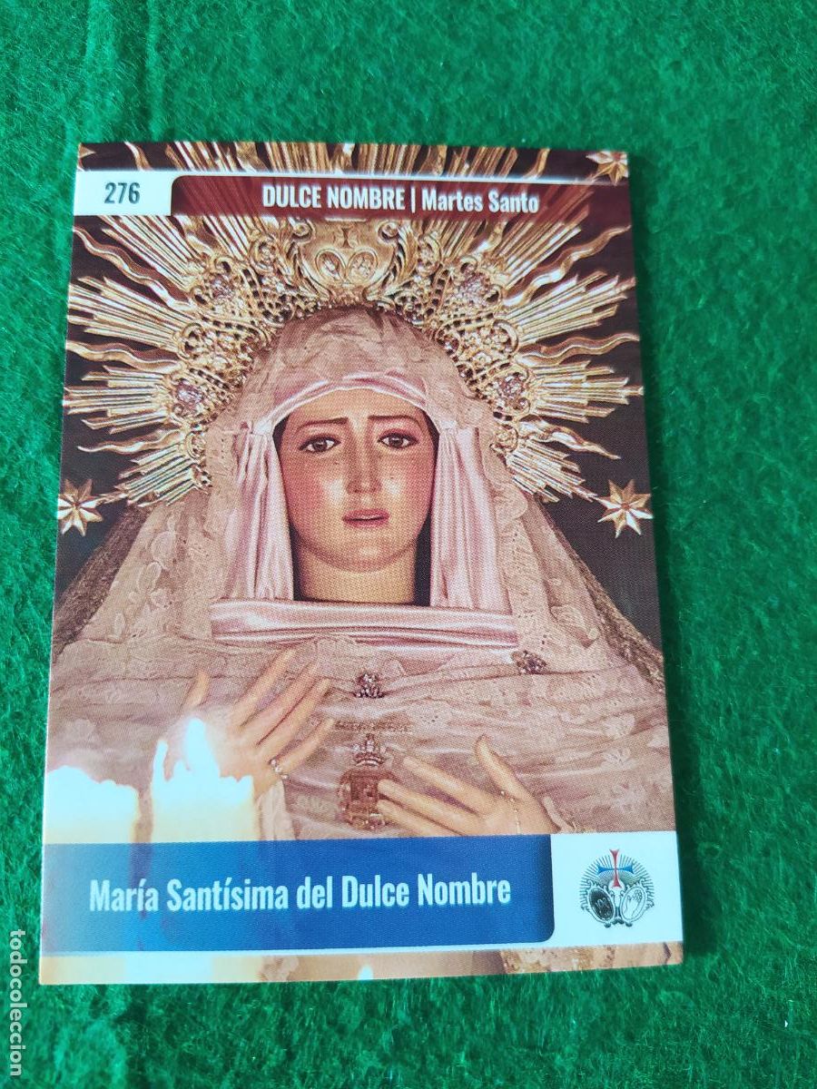 Postales: Holy cards Sevilla semana santa 2026 N&ordm; 276 DULCE NOMBRE