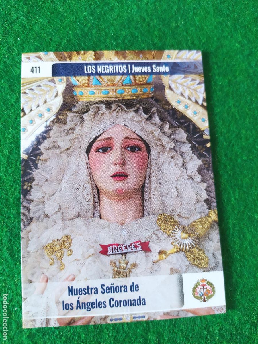Postales: Holy cards Sevilla semana santa 2026 N&ordm; 411 LOS NEGRITOS
