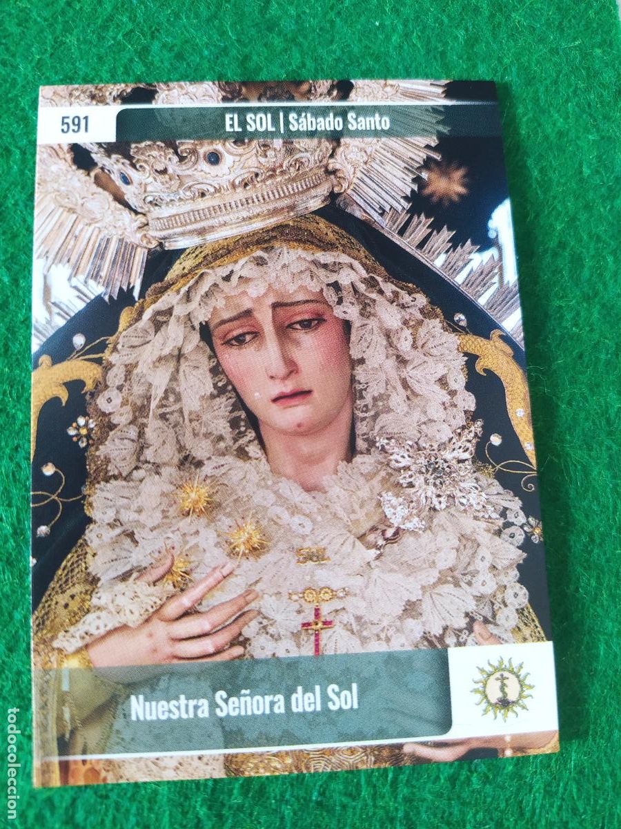 Postales: Holy cards Sevilla semana santa 2026 N&ordm; 591 EL SOL