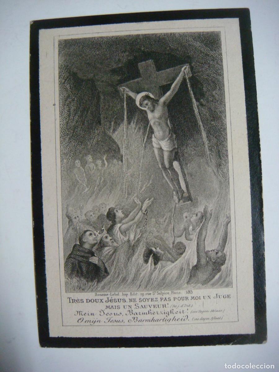 Postales: RECORDATORIO ANTIGUO DE DEFUNCION A&Ntilde;O 1918-CAJ-POS-N&ordm;-6