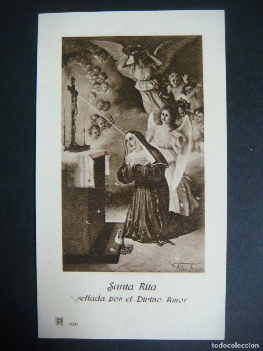 Postales: RECORDATORIO ANTIGUO SANTA RITA-CAJ-POS-N&ordm;-6,SOB-N&ordm;-1