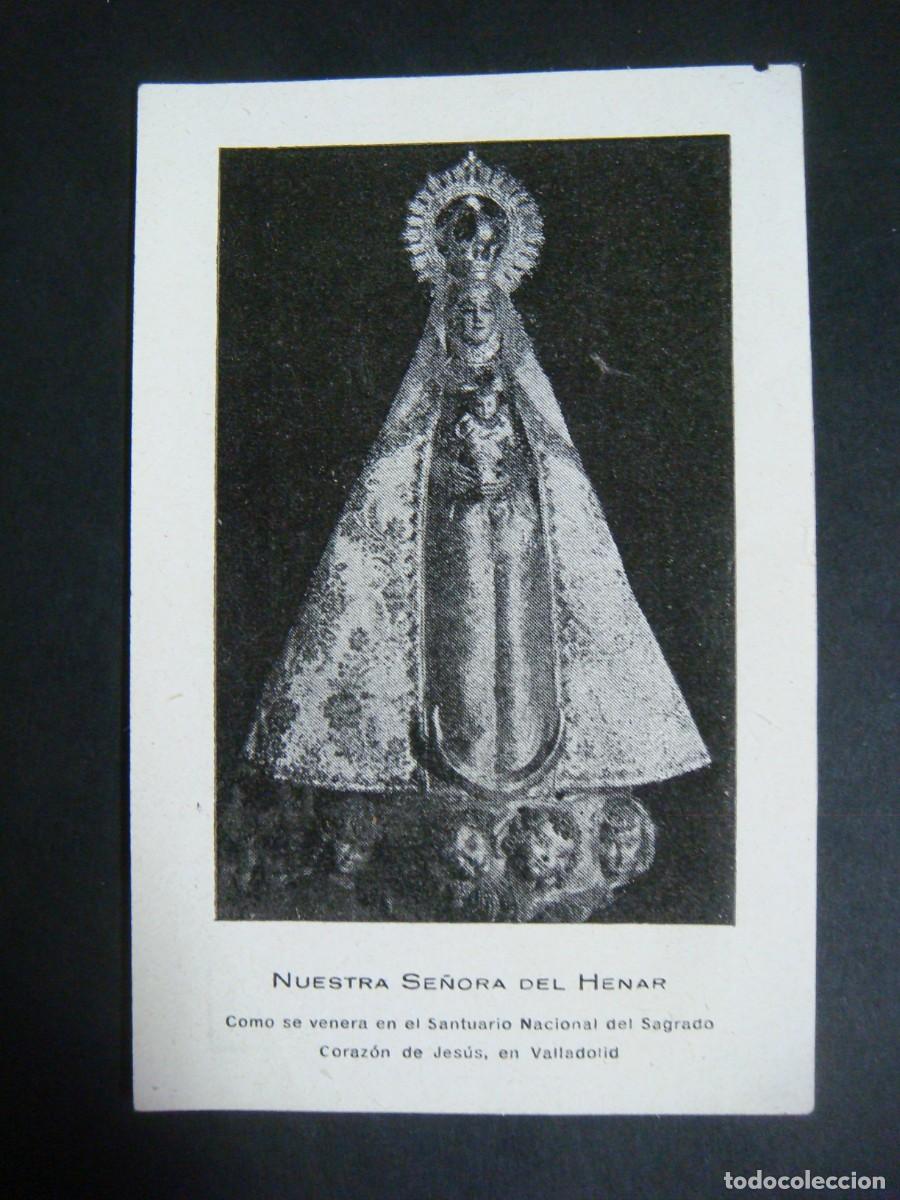 Postales: RECORDATORIO ANTIGUO Ntra Sra DEL HENAR-CAJ-POS-N&ordm;-6,SOB-N&ordm;-1