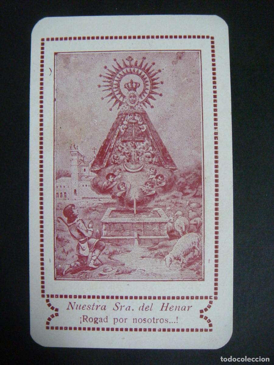 Postales: RECORDATORIO ANTIGUO Ntra Sra DEL HENAR-CAJ-POS-N&ordm;-6,SOB-N&ordm;-1