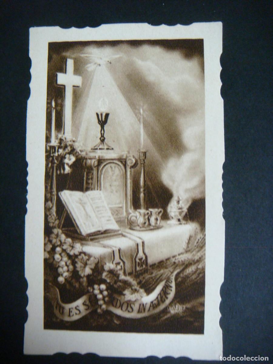 Postales: RECORDATORIO ANTIGUO ORDENACION SACERDOTAL A&Ntilde;O 1944-CAJ-POS-N&ordm;-6,SOB-N&ordm;-1