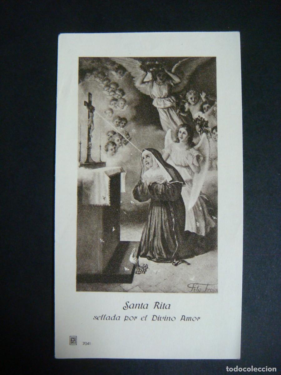 Postales: RECORDATORIO ANTIGUO SANTA RITA-CAJ-POS-N&ordm;-6,SOB-N&ordm;-1