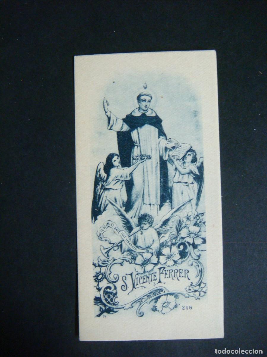 Postales: RECORDATORIO ANTIGUO SAN VICENTE FERRER-CAJ-POS-N&ordm;-6,SOB-N&ordm;-1