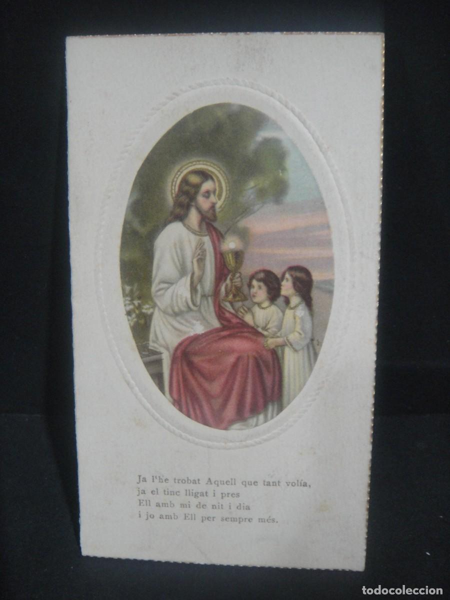 Postales: recordatorio 1&ordf; comunion , - barcelona a&ntilde;o 1935
