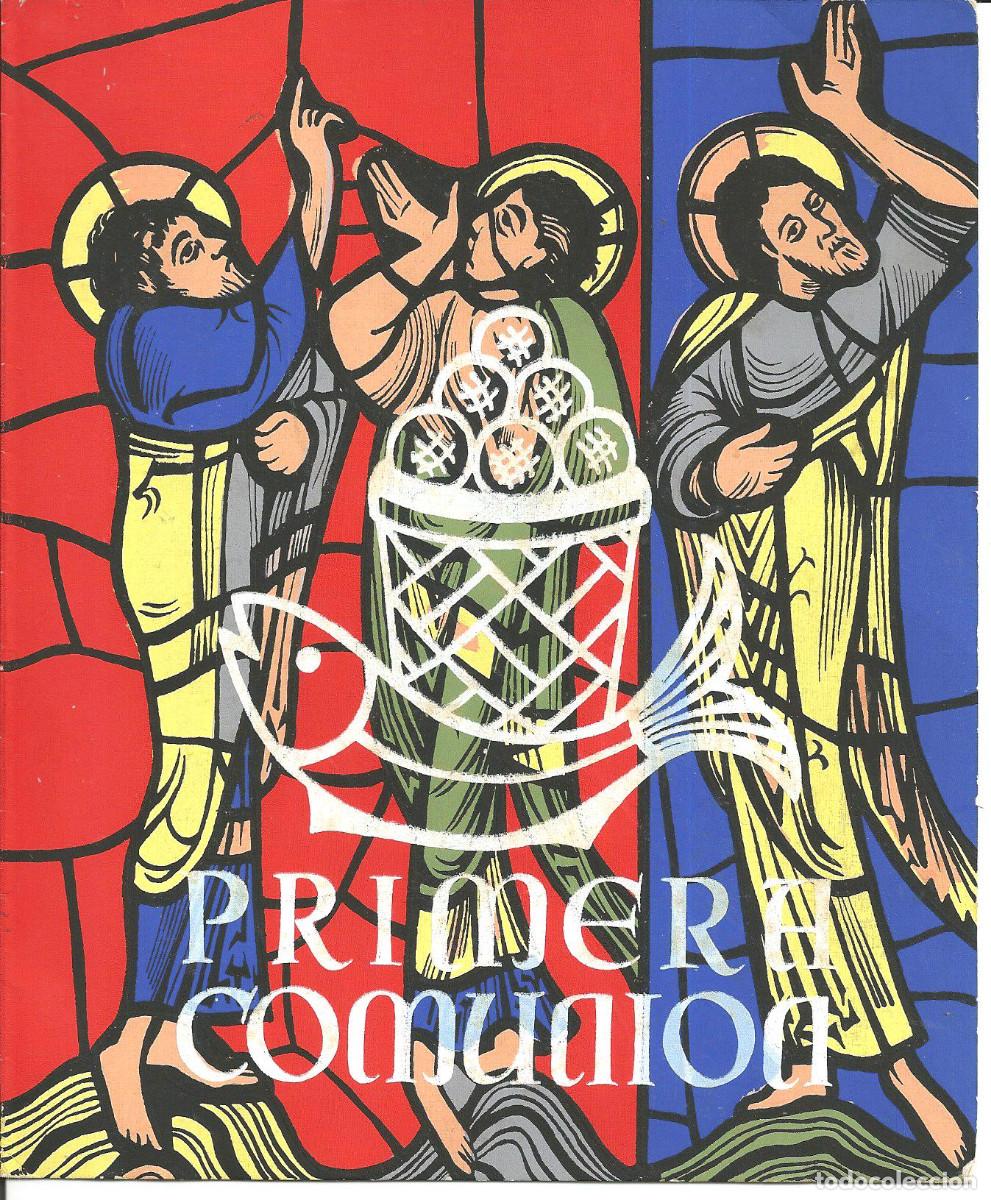 Postales: RECUERDO PRIMERA COMUNION ALUMNOS DEL COLEGIO SAGRADO CORAZ&Oacute;N DE JES&Uacute;S, BARCELONA 1953
