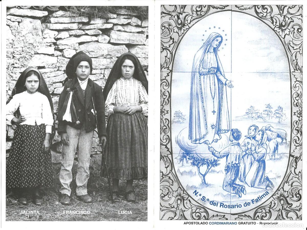Postales: D&Iacute;PTICO * NUESTRA SRA. DEL ROSARIO DE F&Aacute;TIMA*
