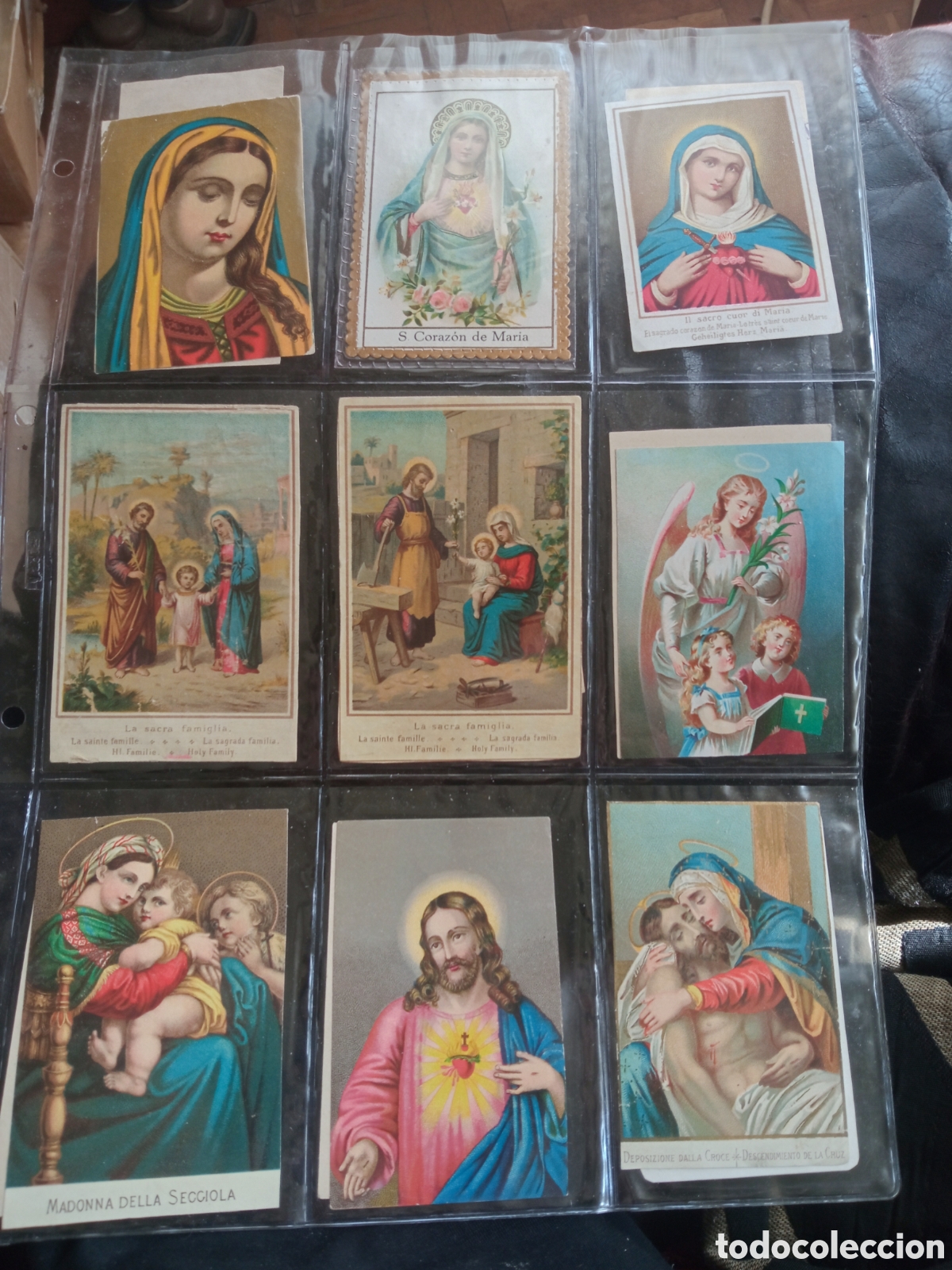 Postales: 18 antiguas cromolitografias de principios de 1900