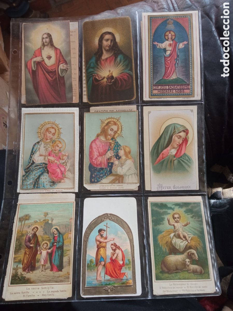 Postales: 18 antiguas cromolitografias de principios del 1900