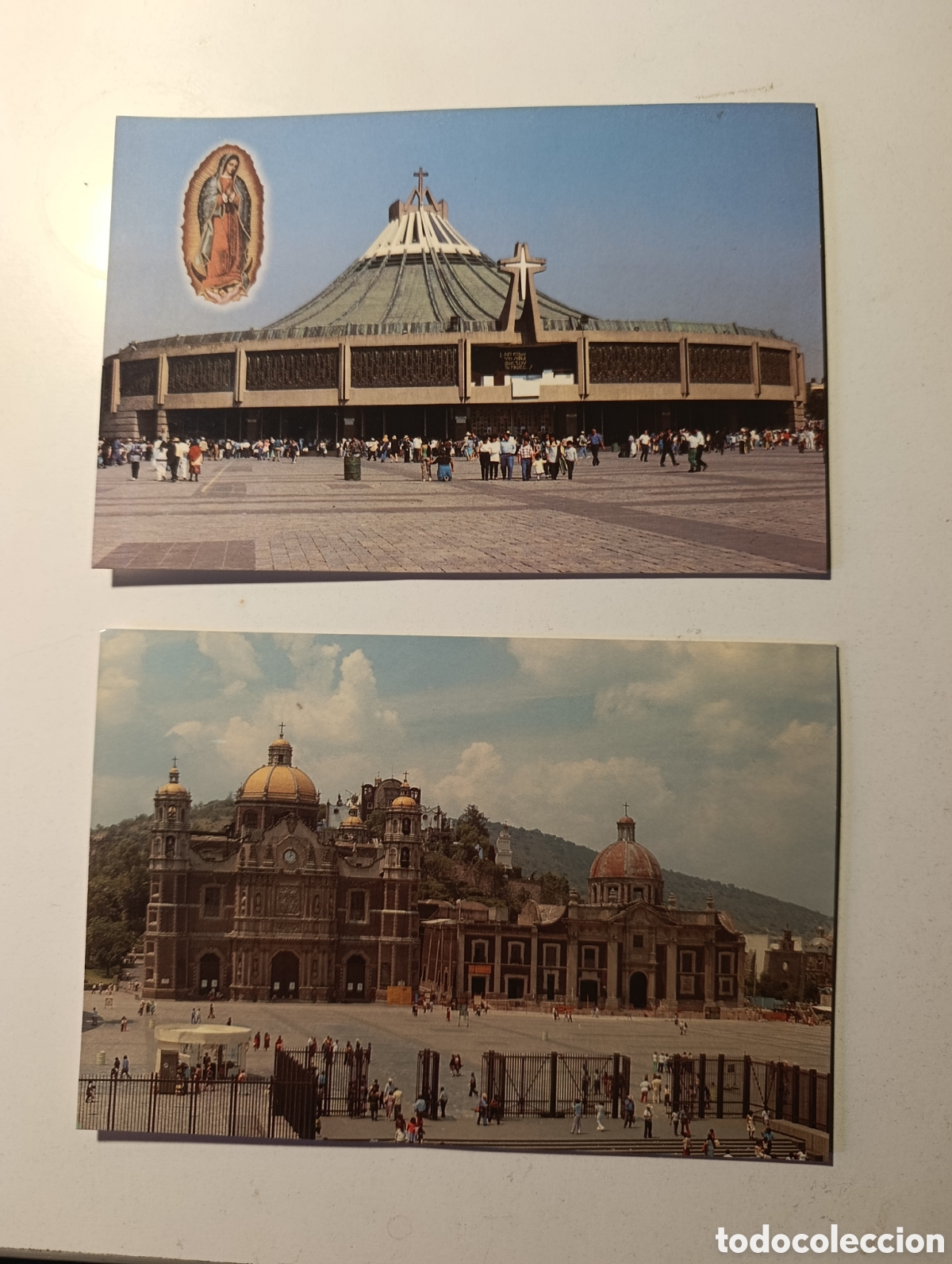 Postales: MEXICO Guadalupe dos postales bas&iacute;lica