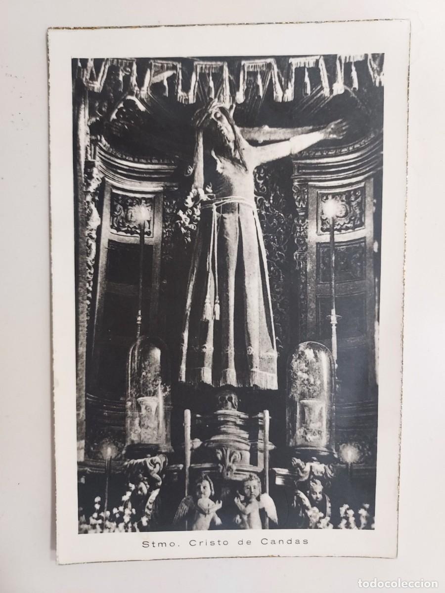 Postales: POSTAL ESTAMPA STMO CRISTO DE CANDAS. SIN CIRCULAR. 14 X 9 CM. BORDE DORADO. ASTURIAS