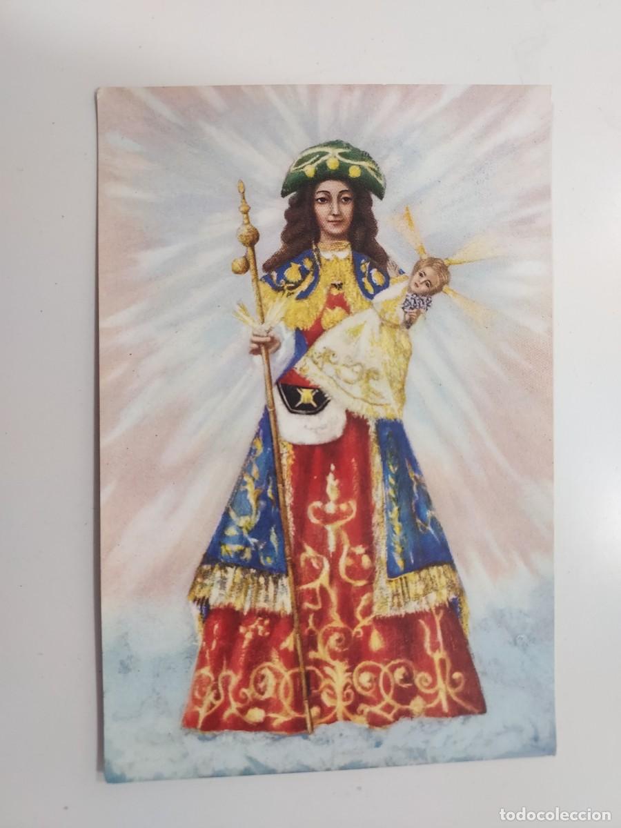Postales: POSTAL PONTEVEDRA LA DIVINA PEREGRINA NTRA SRA REFUGIO. S/C. CIG&Uuml;E&Ntilde;A. LEER NOTAS LA VIRGEN EN ESPA&Ntilde;A