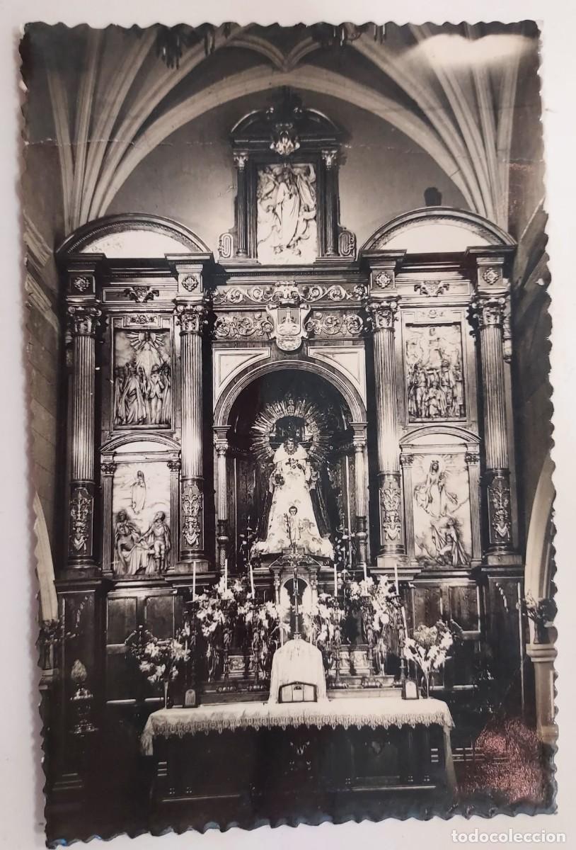 Postales: POSTAL ARANDA DE DUERO (BURGOS) ALTAR DE NUESTRA SE&Ntilde;ORA DE LAS VI&Ntilde;AS. SIN CIRCULAR. VIRGEN