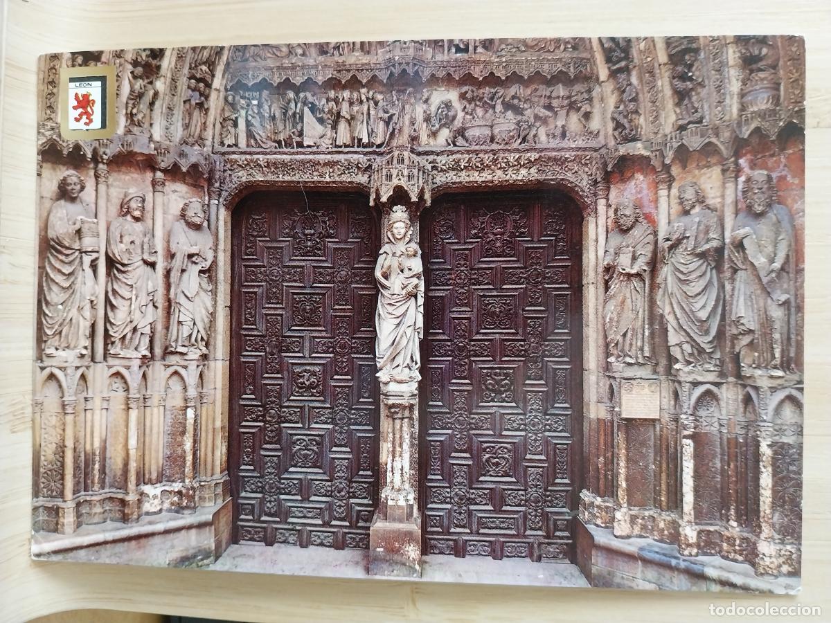 Postales: VIRGEN LA BLANCA LEON ED FISA 18 CIRCULADA EPOCA FRANCO