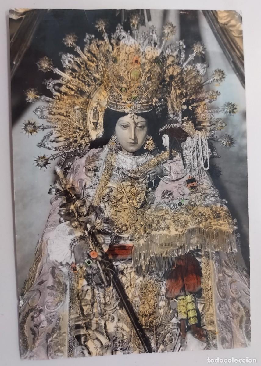 Postales: POSTAL VALENCIA NUESTRA SE&Ntilde;ORA DE LOS DESAMPARADOS. CIRCULADA 1962. COLOREADA ARRIBAS 1002. VIRGEN