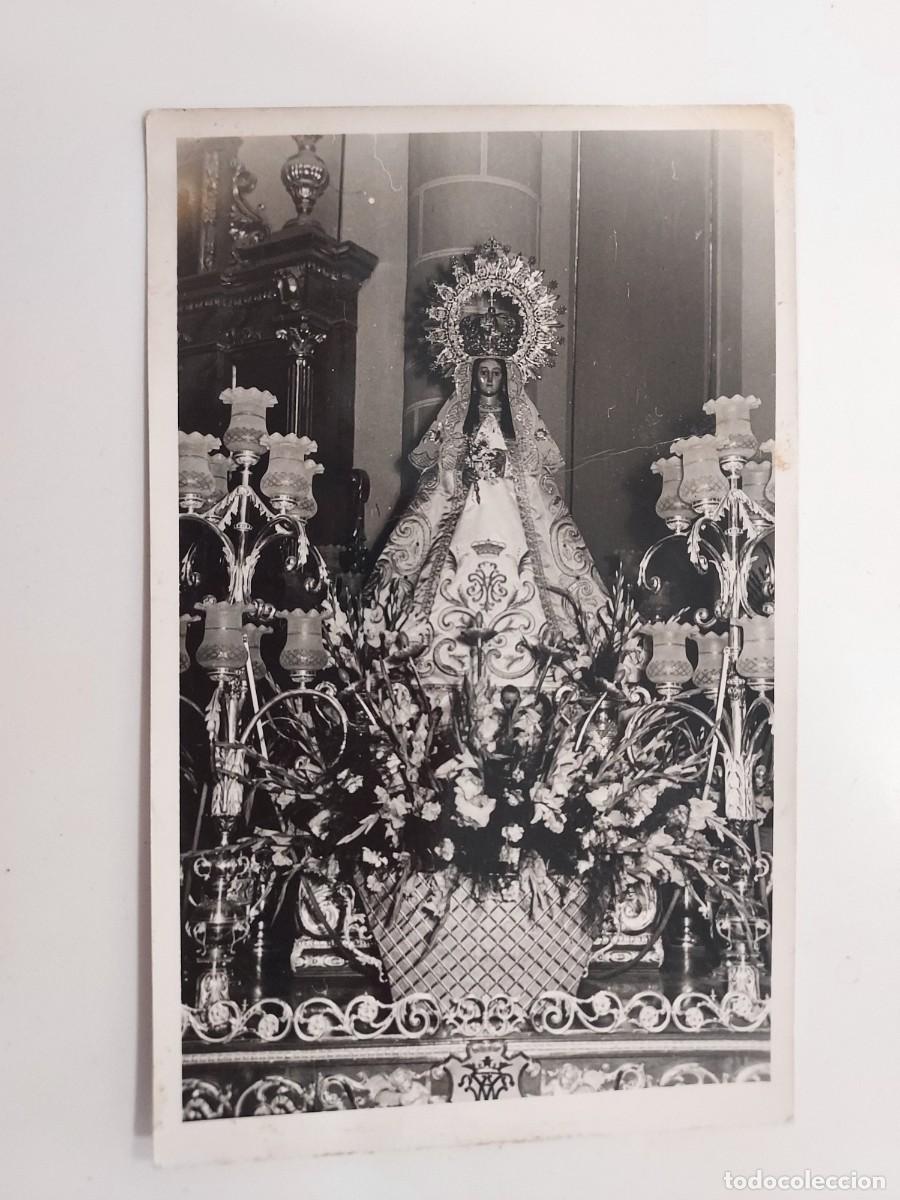 Postales: POSTAL MORATA DE TAJU&Ntilde;A (MADRID) NUESTRA SE&Ntilde;ORA DE LA ANTIGUA. SIN CIRCULAR RELIGIOSA VIRGEN ANTIGUA