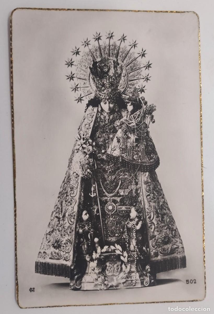 Postais: ESTAMPA TIPO POSTAL (VALENCIA) VIRGEN DE LOS DESAMPARADOS. CM 502. 9X14. BORDE DORADO. S/C