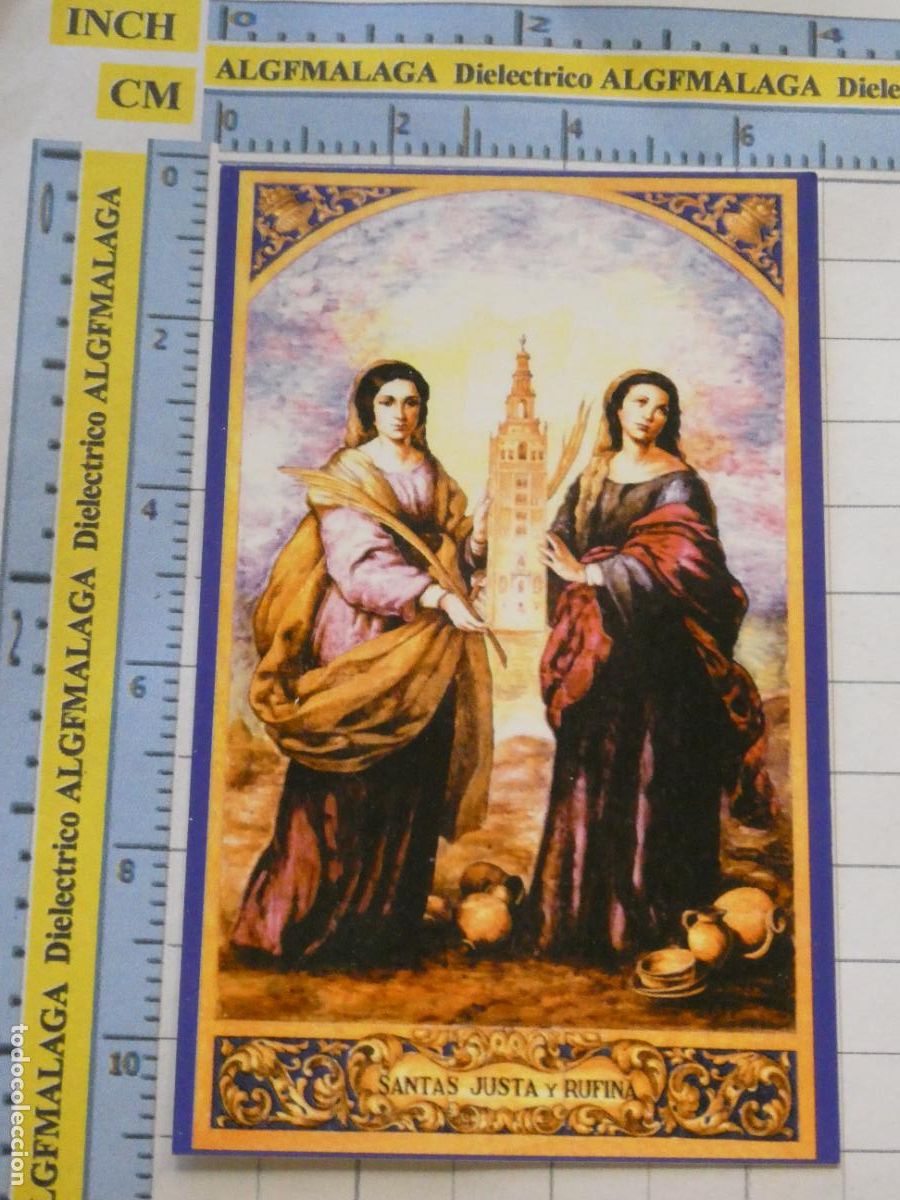 Cartes Postales: RECORDATORIO RELIGIOSOS SEMANA SANTA. SEVILLA SANTAS JUSTA Y RUFINA. 2369
