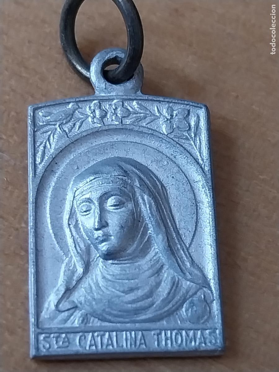 Postales: SANTA CATALINA THOMAS MEDALLA STA ALUMINIO 1.97CMS ALTO