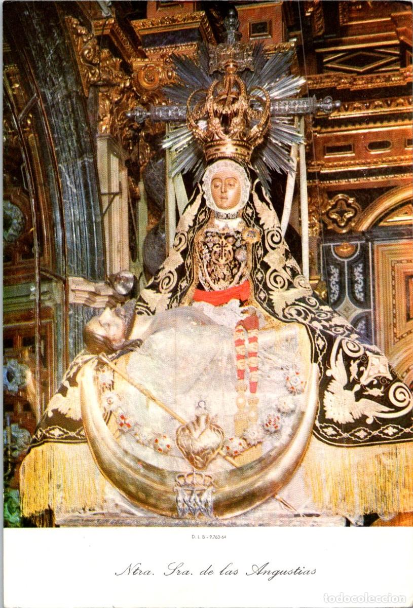 Postales: Ntra. Sra. de las Angustias-Patrona de Granada - Donativo a Cruz Roja: 3 Pesetas - Postal -154x105mm