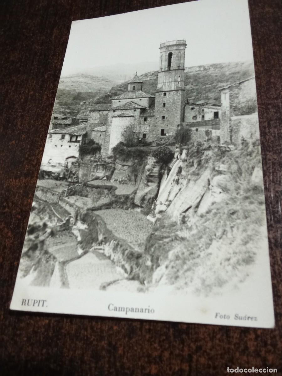 Postales: Rupit .Campanario.Postal antigua.