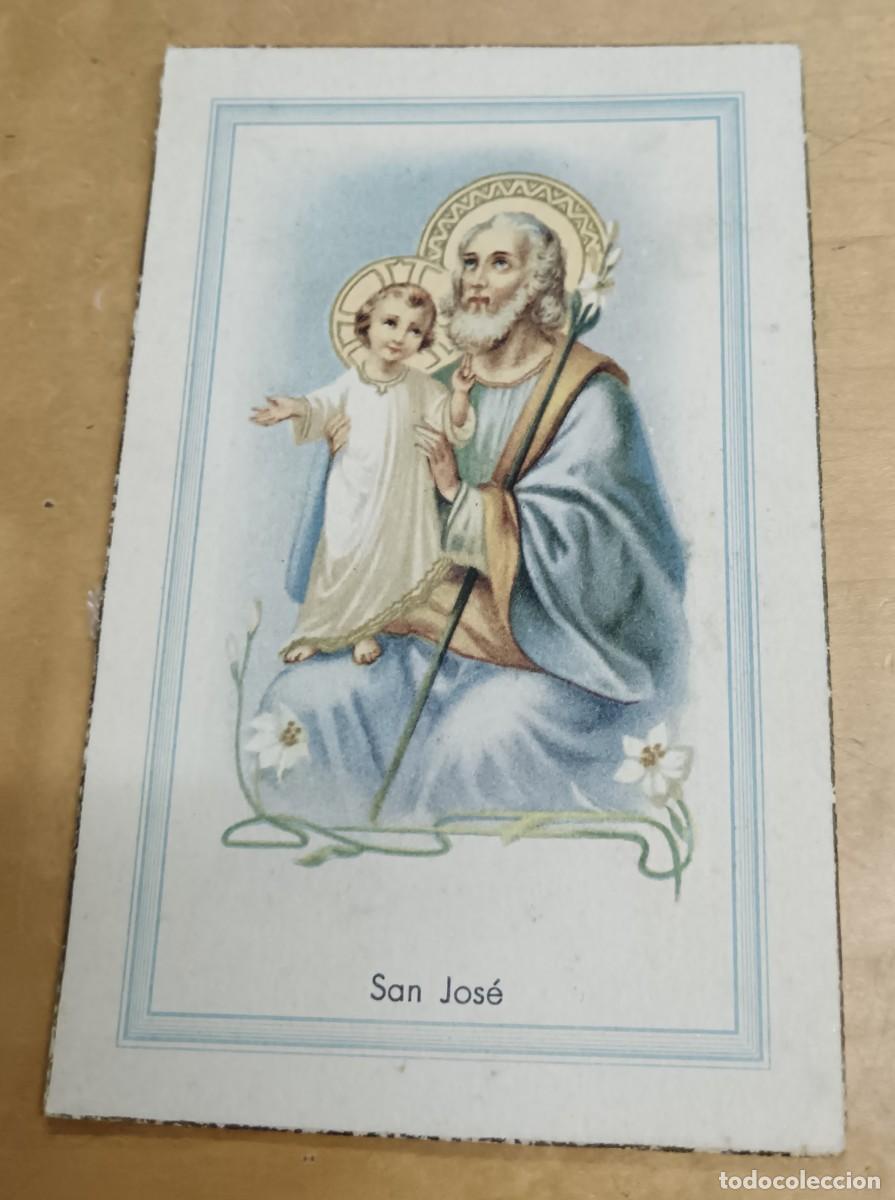 Postales: POSTAL RELIGIOSA SAN JOS&Eacute; 14X9 CM. ESCRITA