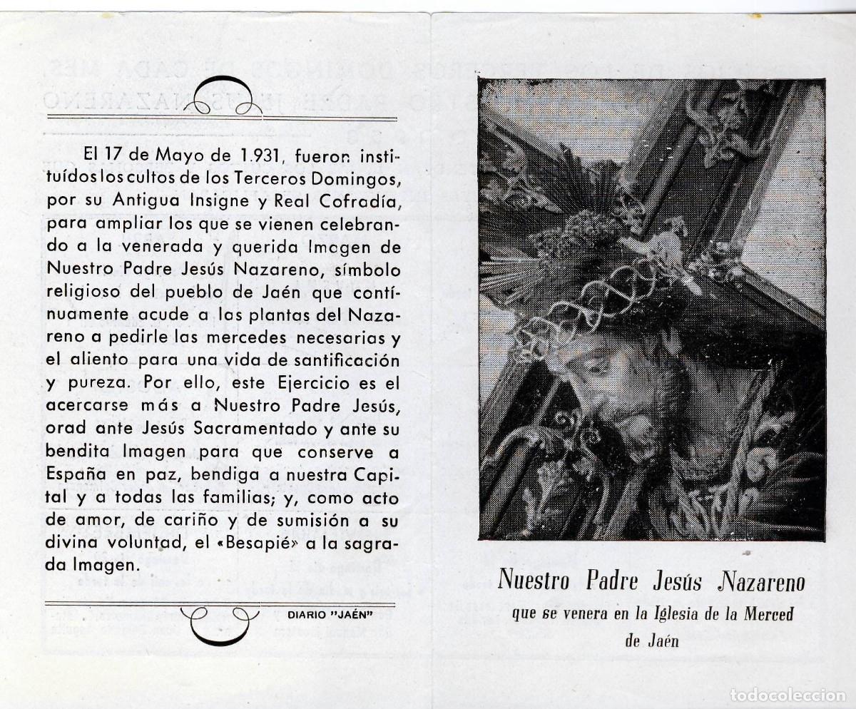 Postales: TERCEROD DOMINGOS A NUESTRO PADRE JES&Uacute;S.- A&Ntilde;O 1953.-