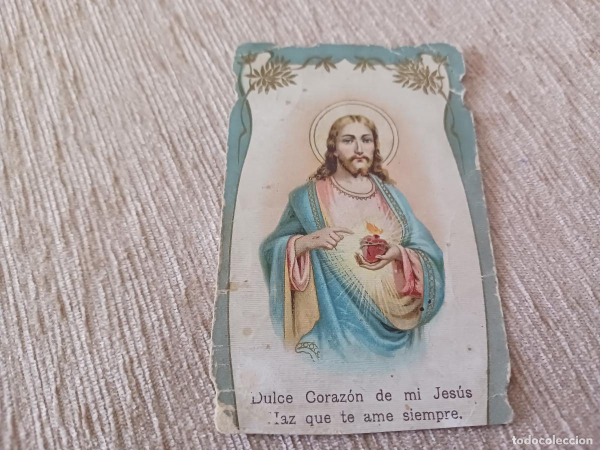 Postales: recort de la entrada de las imatjes, sagrat cor y verge de la assumpcio, villalba saserra, 1909
