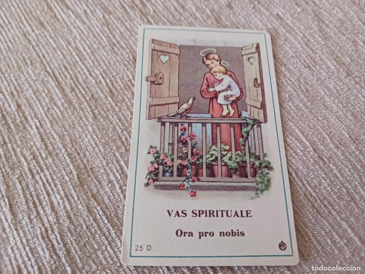 Postales: ESTAMPA, VAS SPIRITUALE, ORA PRO NOBIS, ed. CASA BA&Ntilde;ERES, mb 25 d