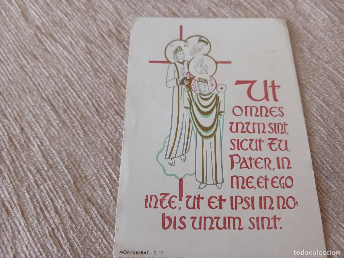 Postales: recordatorio de confirmacion en olot 1965, narciso jubany, obispo de gerona