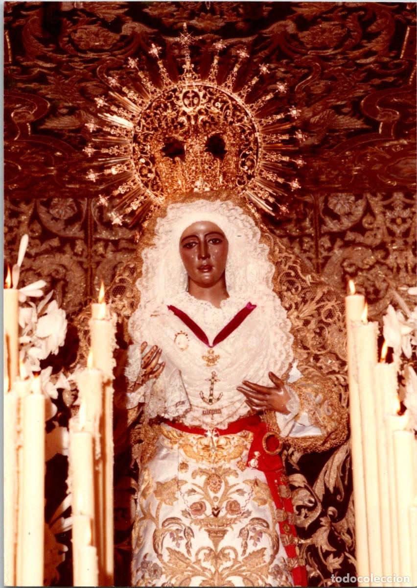 Postales: Sevilla - Virgen de la Esperanza-Macarena - Foto Andr&eacute;s S&aacute;nchez (1)-Fotograf&iacute;a Color Kodak- 124x89mm