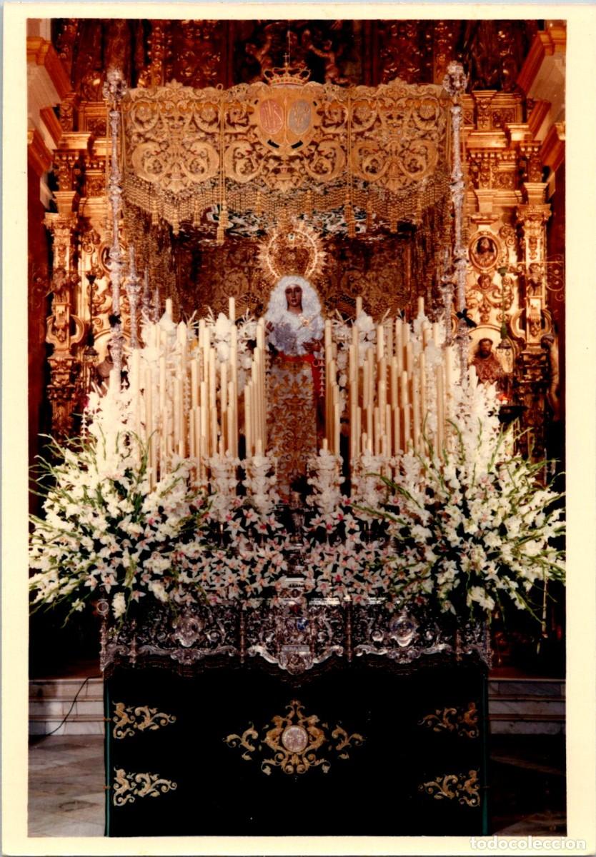 Postales: Sevilla - Virgen de la Esperanza - Macarena - Foto Andr&eacute;s S&aacute;nchez (3) - Fotograf&iacute;a Color - 124x89mm