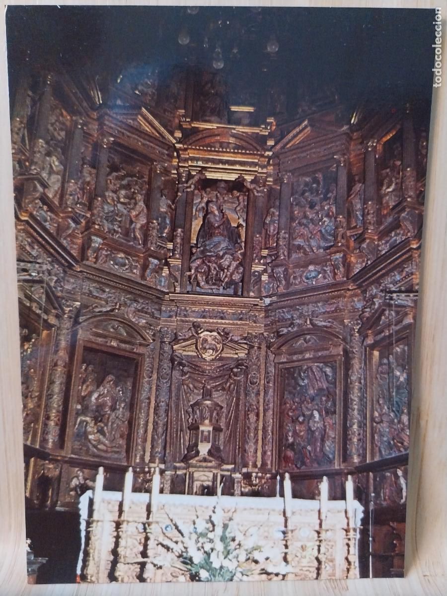 Postales: ASTORGA RETABLO ALTAR MAYOR LEON ED MULHACEN 23 SC ORIGINAL A&Ntilde;O 1976