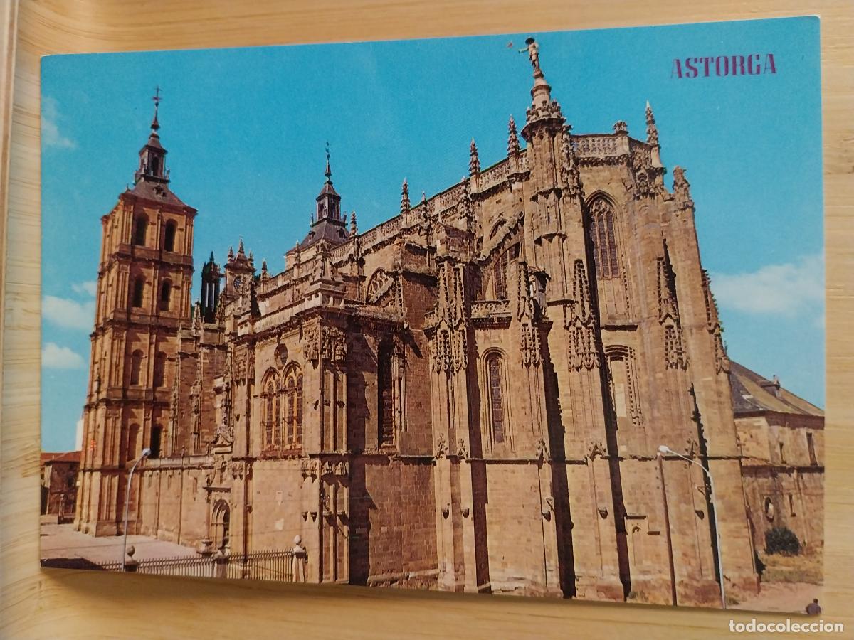 Postales: ASTORGA CATEDRAL LEON ED PARIS 990 SC ORIGINAL