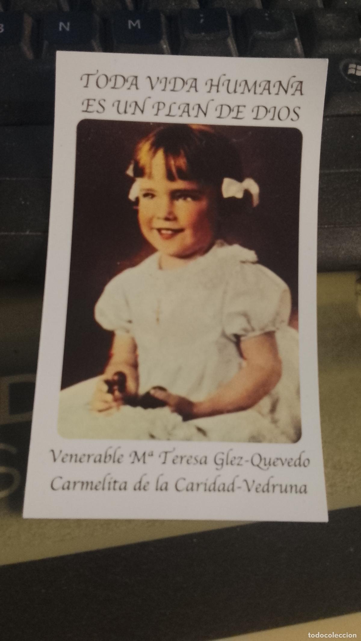 Postales: estampa religiosa venerable maria teresa gonzalez quevedo marmelita de la caridad vedruna