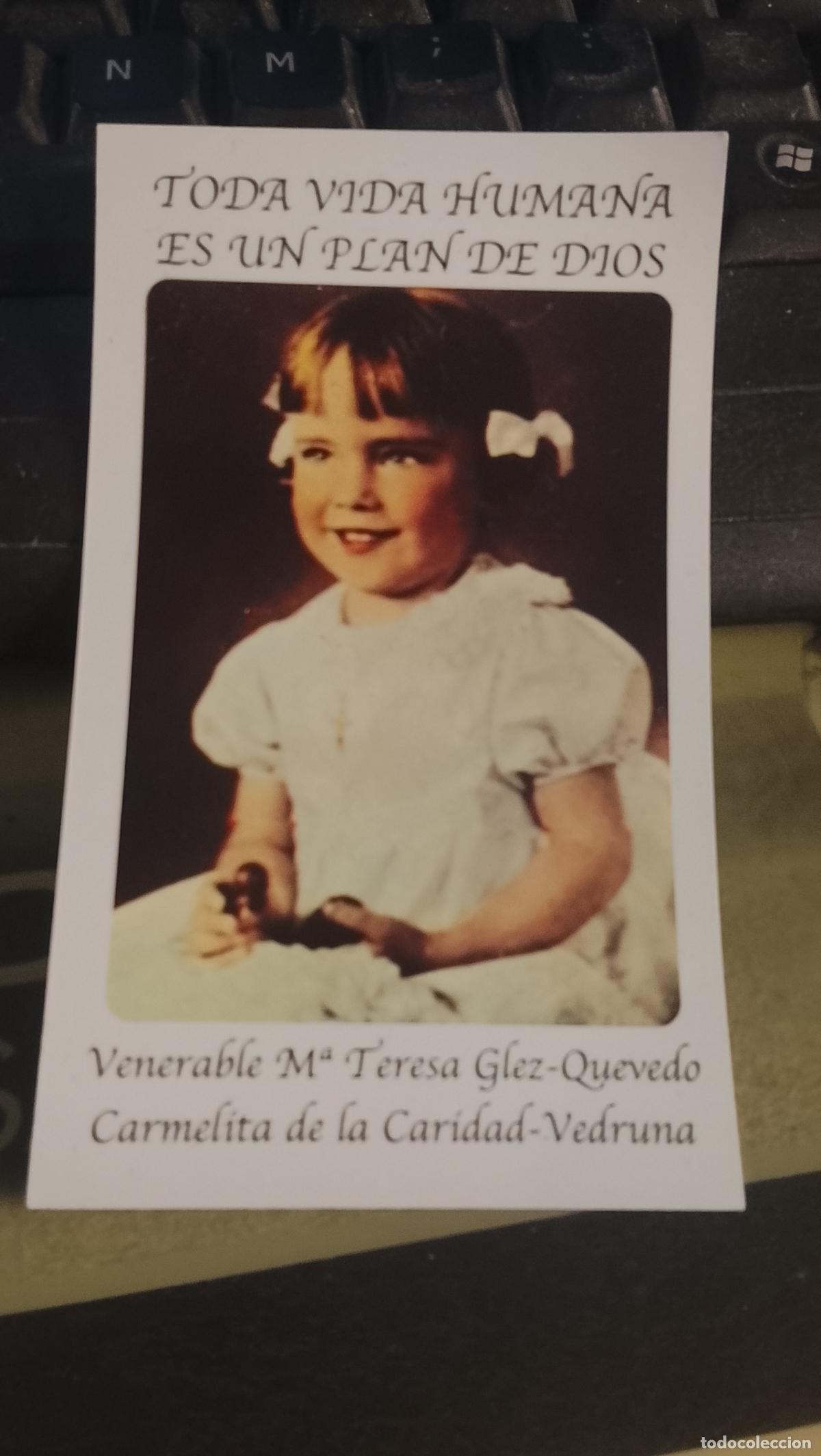 Postales: estampa religiosa venerable maria TERESA gonzalez quevedo marmelita de la caridad vedruna