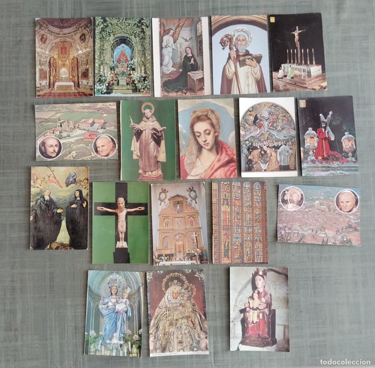 Postales: LOTE 18 POSTALES CIRCULADAS. RELIGIOSAS-SANTOS. EL ENVIO ESTA INCLUIDO