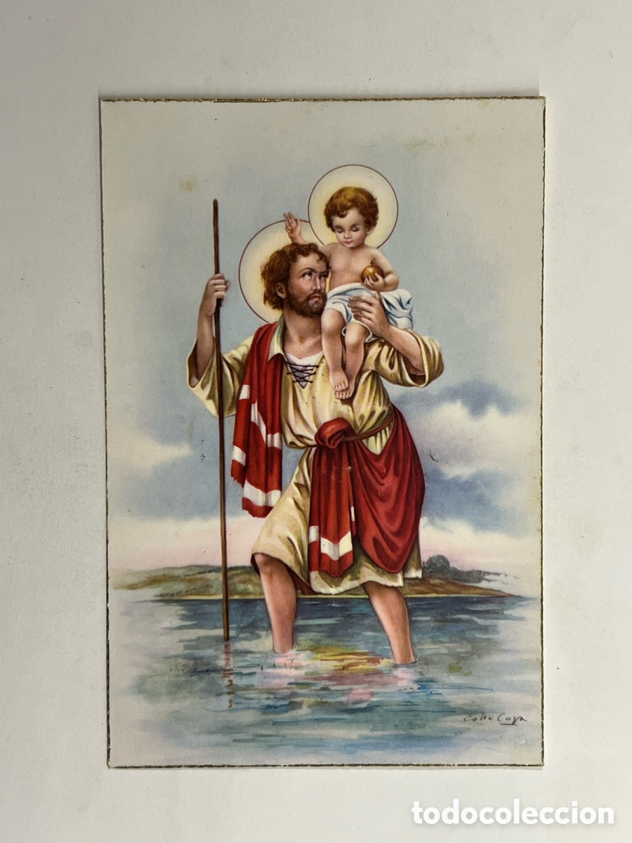 Postales: ALTURA. RECUERDO de la fiesta celebrada en honor de San Crist&oacute;bal Patrono del gremio.. (a.1963)
