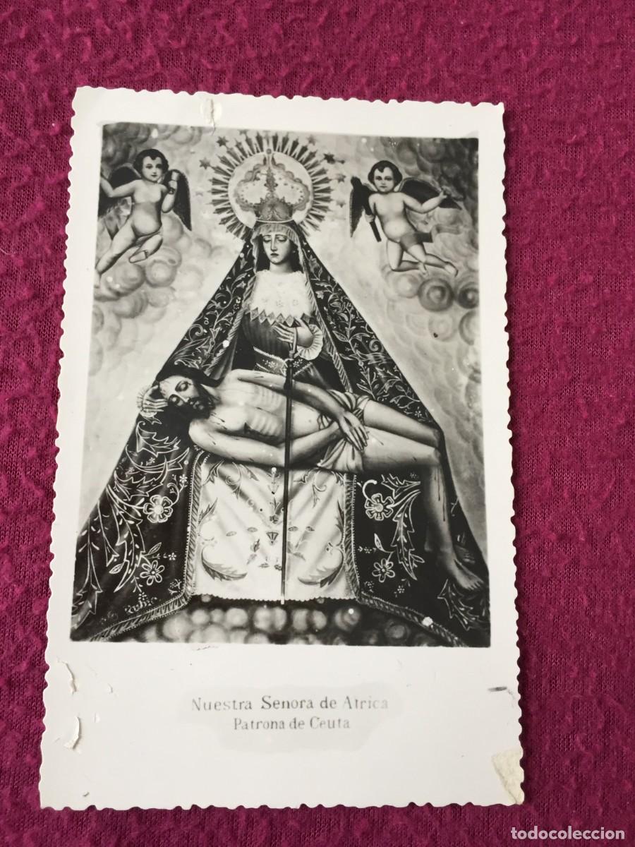 Postales: ANTIGUA POSTAL FOTOGRAFICA DE NUESTRA SE&Ntilde;ORA DE AFRICA - PATRONA DE CEUTA