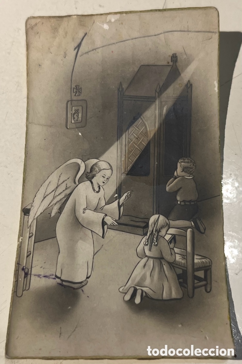 Postales: Estampa Religiosa. Primera Comuni&oacute;n. Capilla de la Milagrosa. Totana. Murcia. 1943.