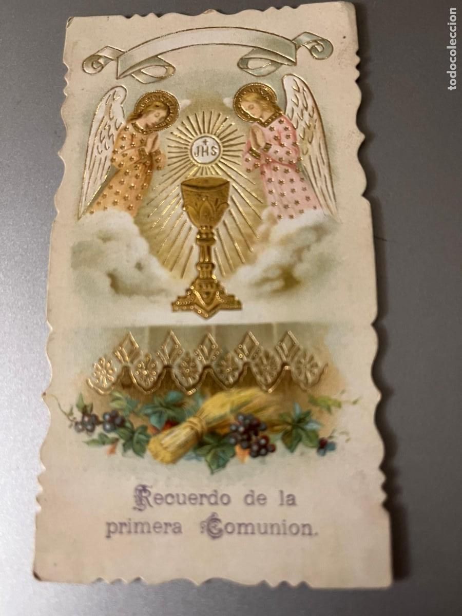 Postales: Recuerdo primera comuni&oacute;n Iglesia S. Pere Reus 1911