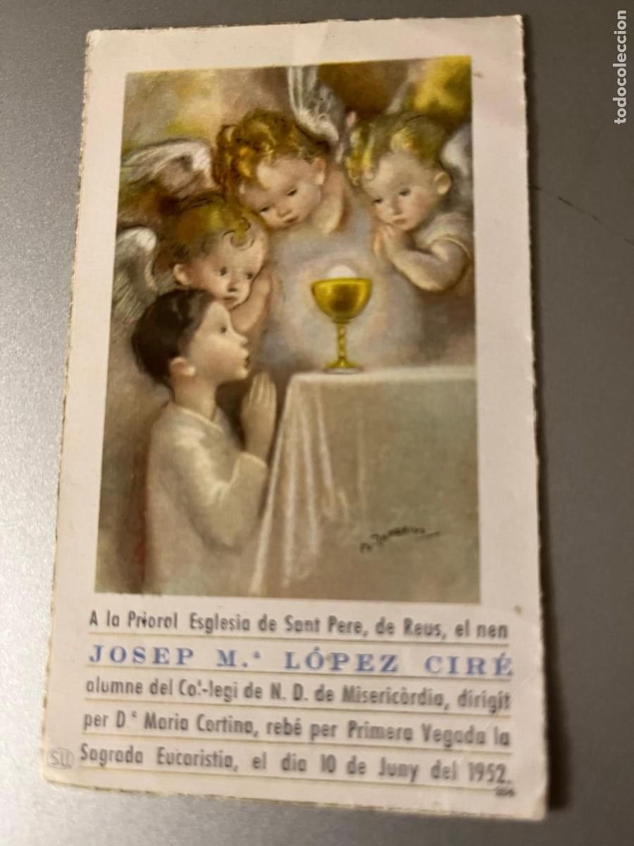 Postales: primera comuni&oacute;n colegio Miseric&ograve;rdia Reus 1952