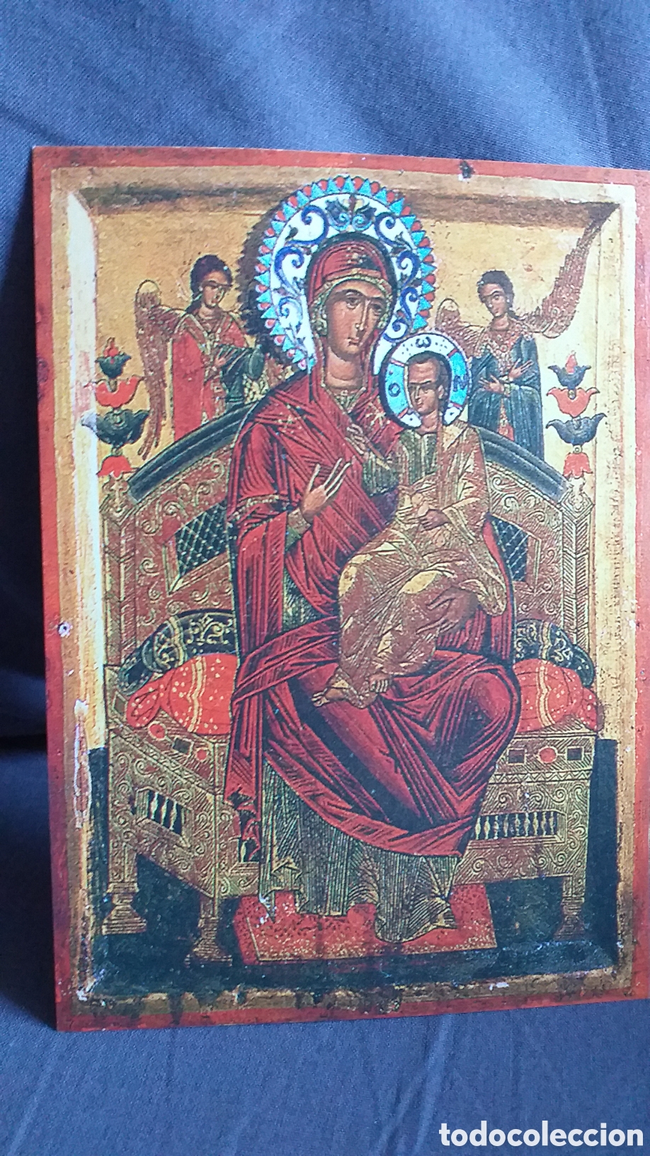 Postales: Postal al &iacute;cono de la madre de Dios # PANTANASSA # para la sanaci&oacute;n del cuerpo y el alma.