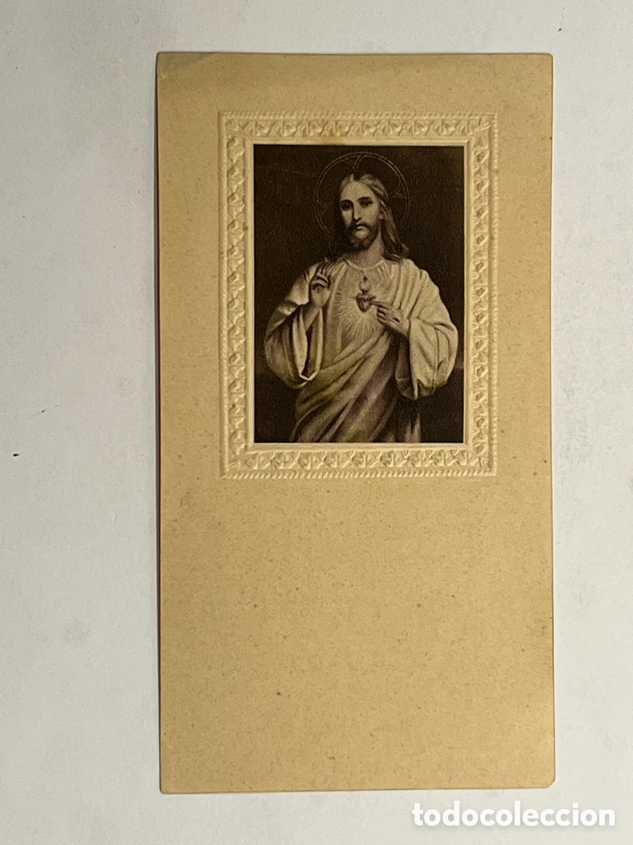 Postales: VALLADOLID Iglesia de la Magdalena. El ni&ntilde;o Julio Garcia de C&aacute;ceres. Estampa Comuni&oacute;n (a.1933)