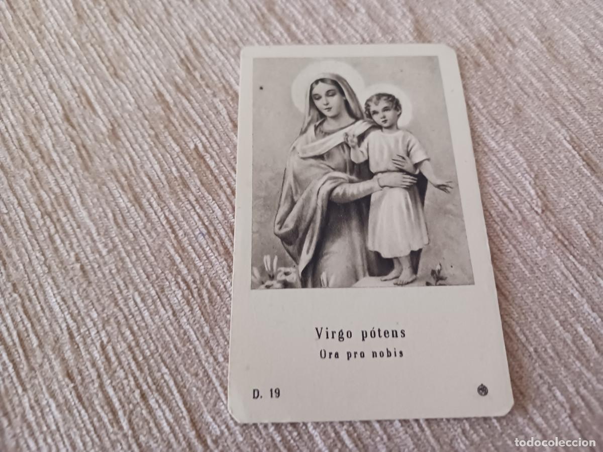 Postales: estampa, virgo potens, mb d19
