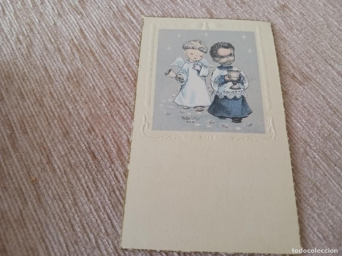 Postales: recordatorio de comunion, benicalap, 1956, SUBI 3018, il. ferrandiz