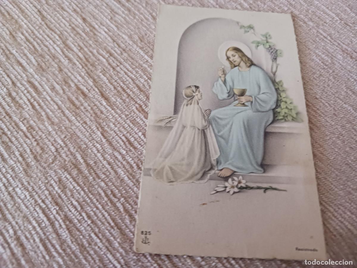 Postales: recordatorio de comunion, san martin del clot, 1955, ancla 825