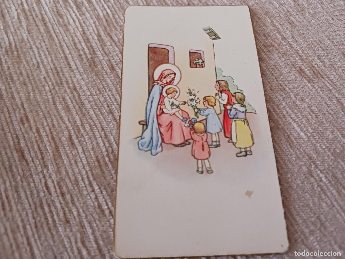 Postales: recordatorio de comunion, santa maria de palautordera 1945